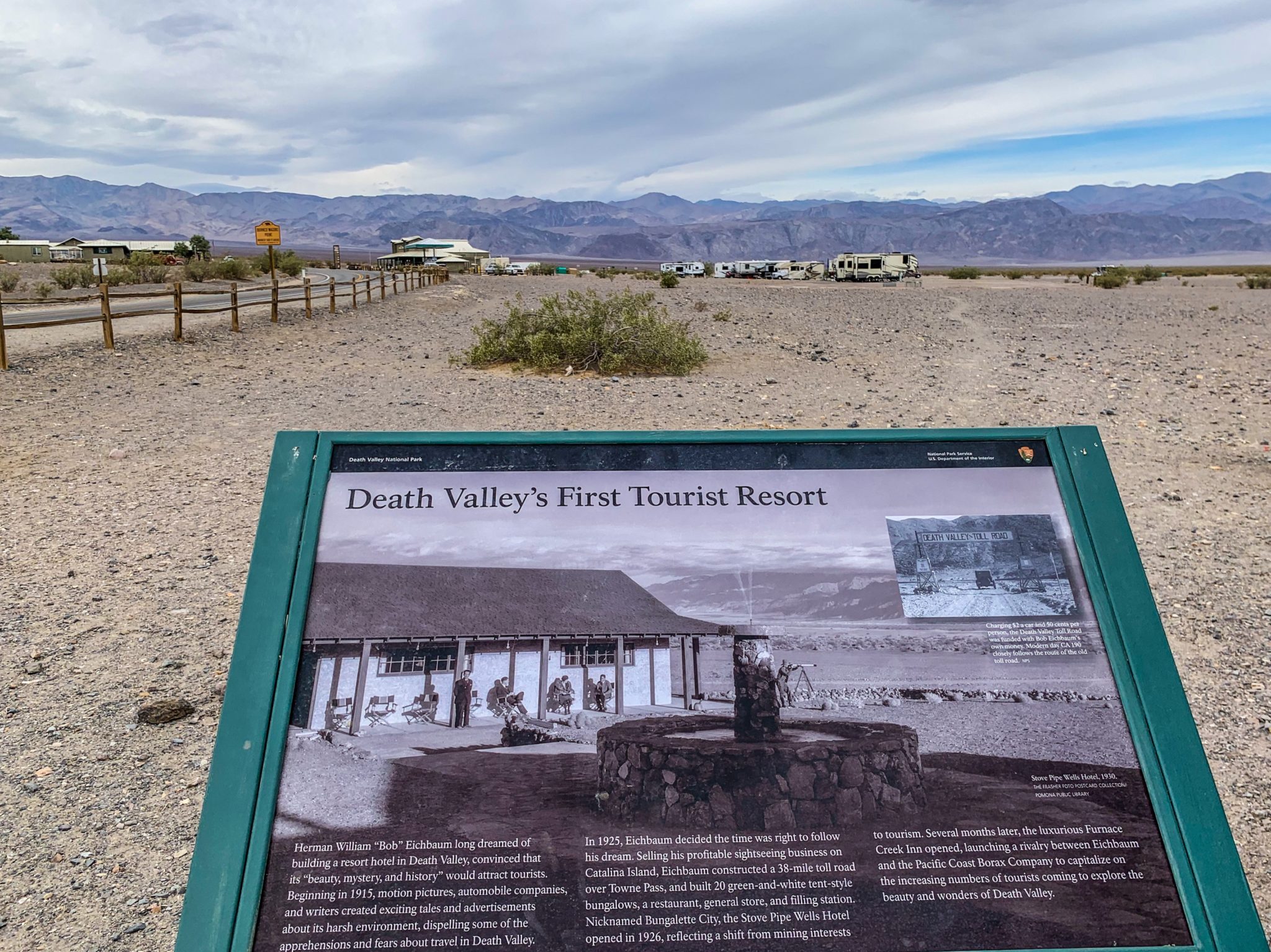 Death Valley's First Tourist Resort