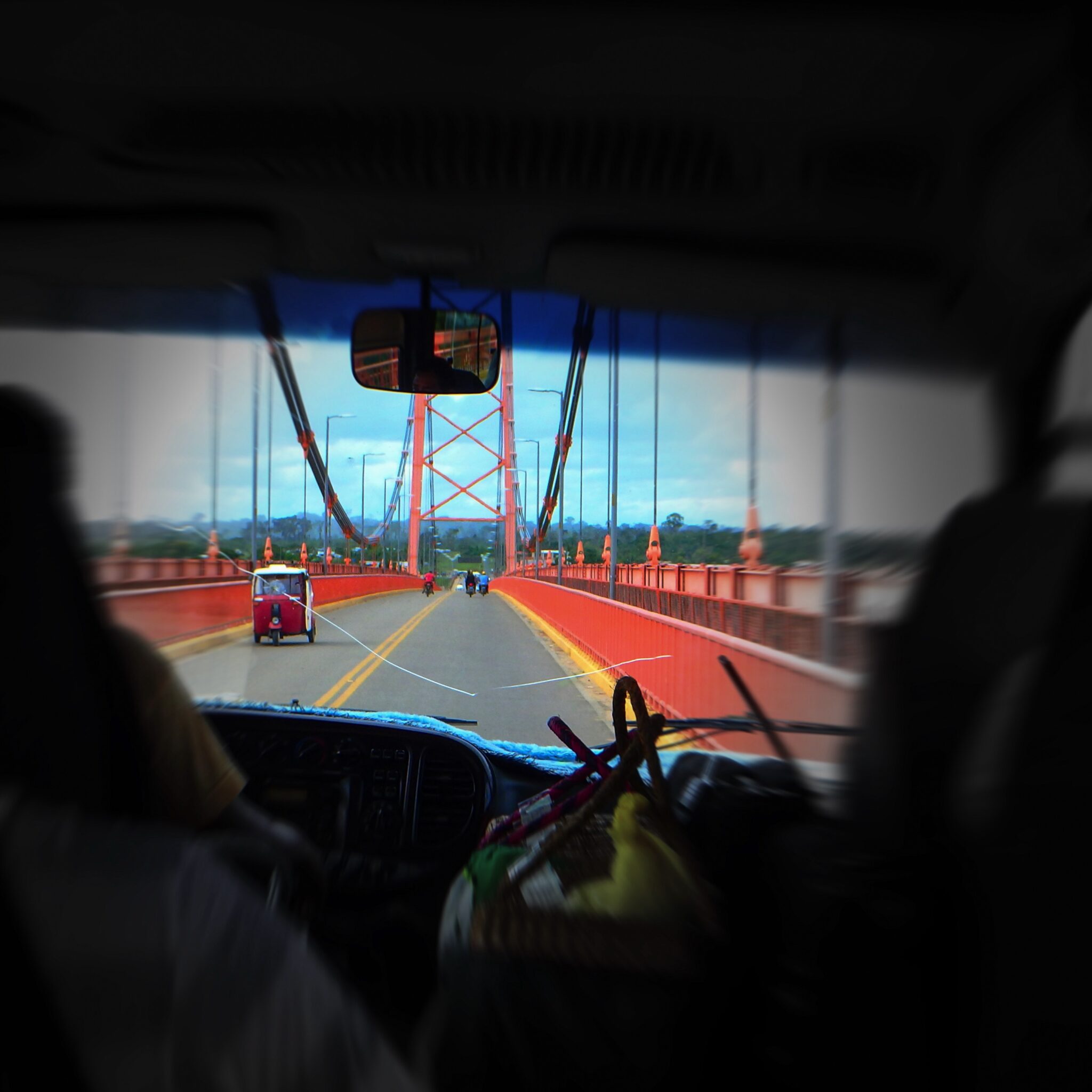 Crossing the Orange Bridge