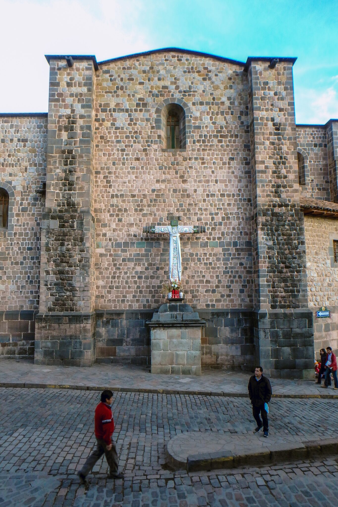Ornate Cross in Cusco Peru