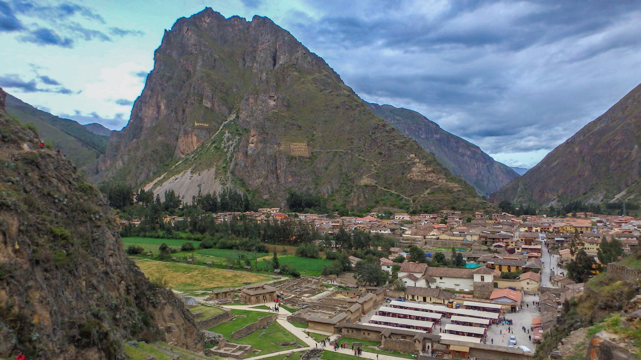 View from Up on Ollantaytambo