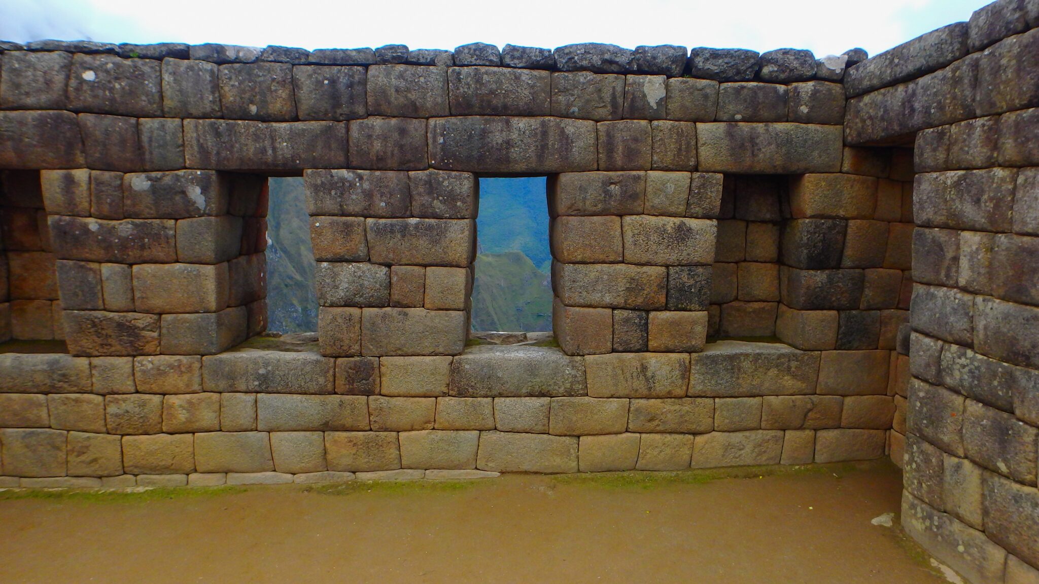Inca Stone Walls with Windows